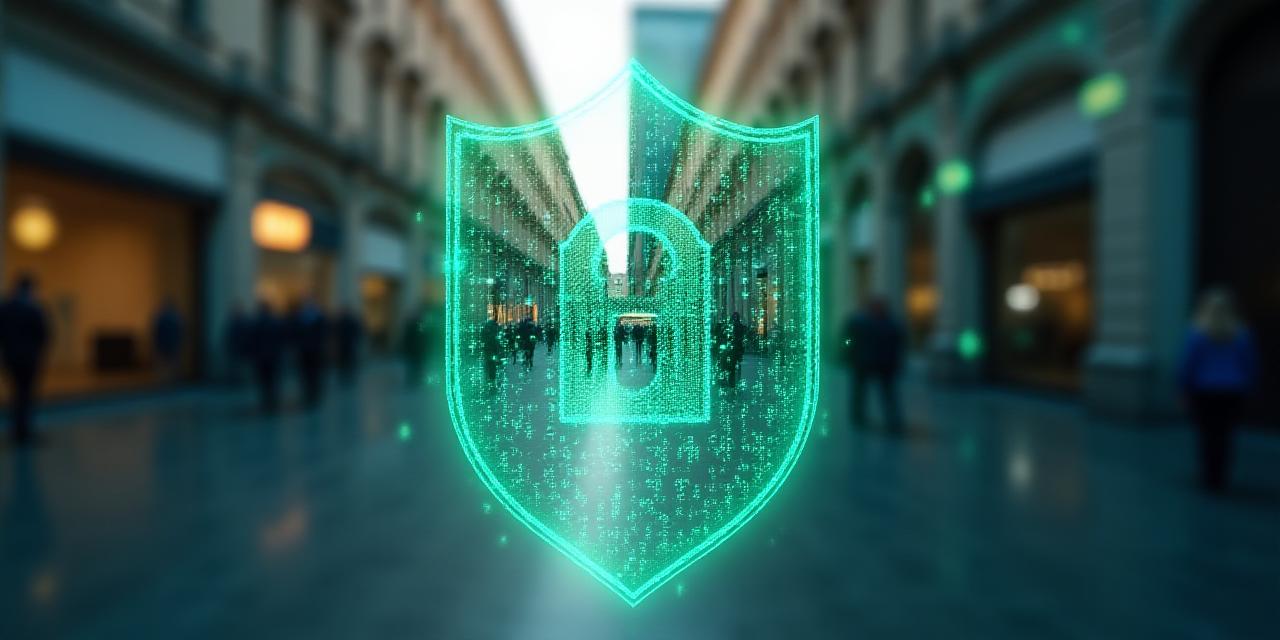 Concetto di sicurezza dei dati finanziari digitali